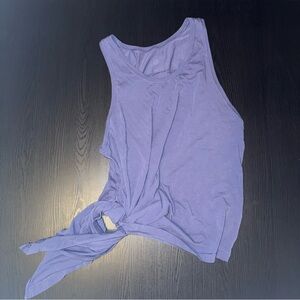 Lululemon Purple Side Tie Tank
